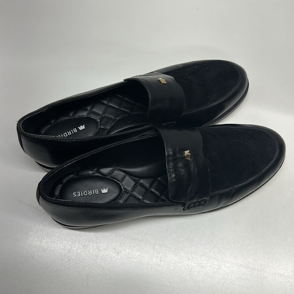Birdies The Starling 20 Loafer Leather Suede Slip On Shoe Business Black Size 8 - Picture 7 of 11